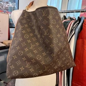 Large Luxury Style L V Tribute Louis Bag Purse MINT CONDIT